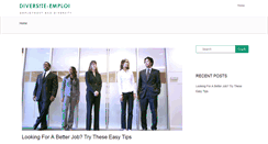 Desktop Screenshot of diversite-emploi.com